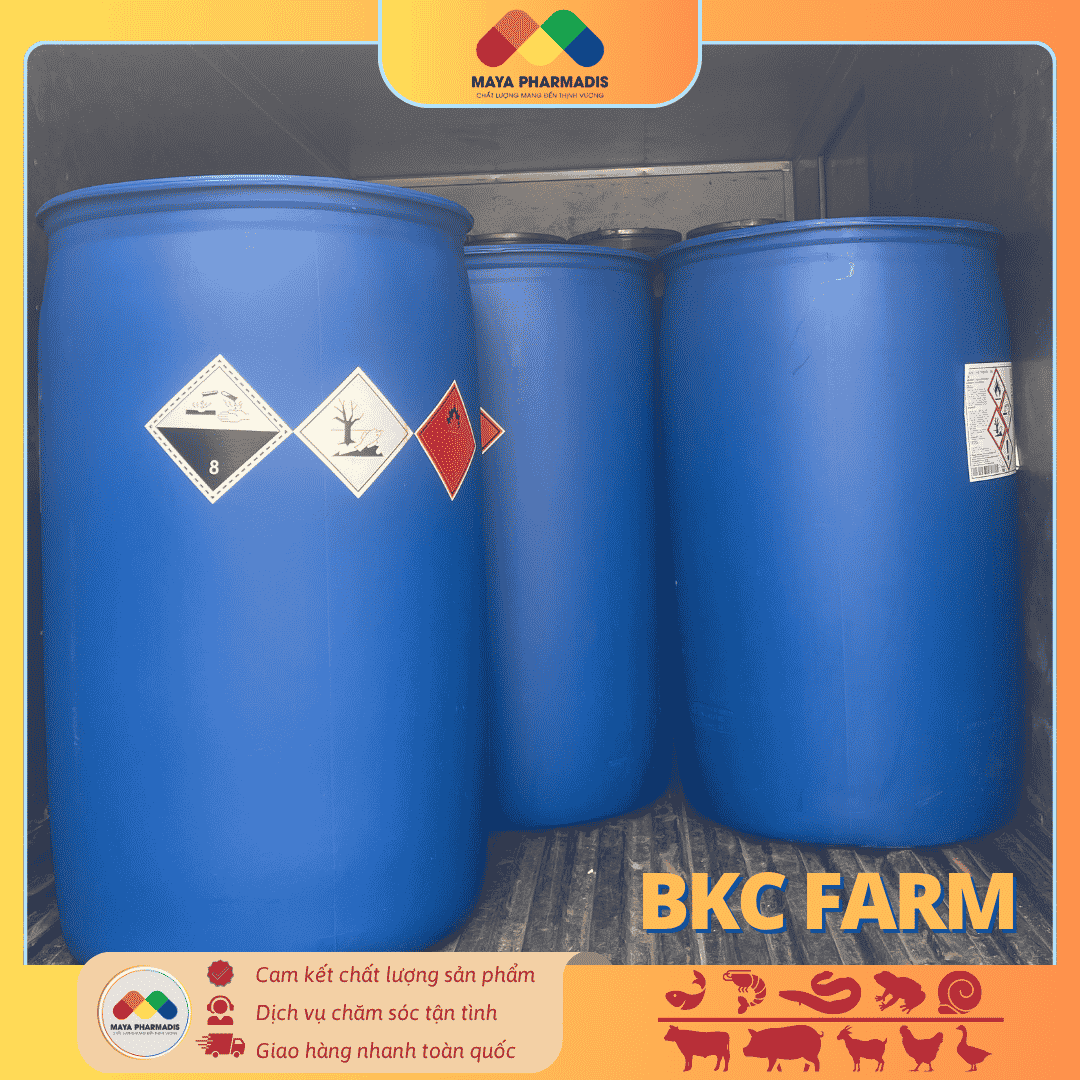 BKC FARM diệt khuẩn dùng trong Nuôi trồng Thủy sản - Ảnh 4