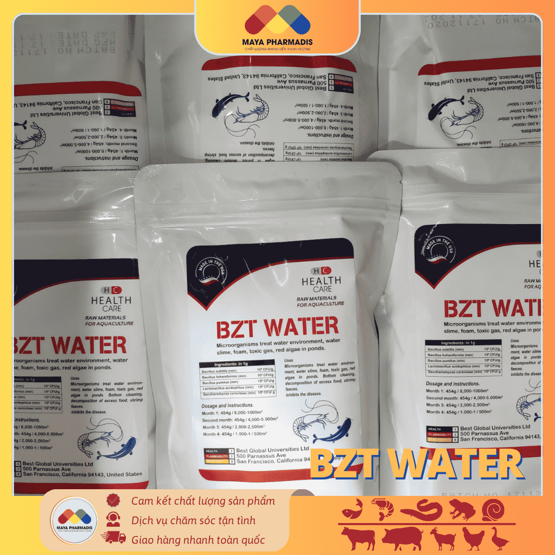 BZT WATER Vi sinh xử lý môi trường nước ao nuôi tôm, cá - Ảnh 3