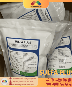 Alternative view of SULFA PLUS đặc tri bênh đầu đen, sưng phù mắt ở gia súc gia cầm