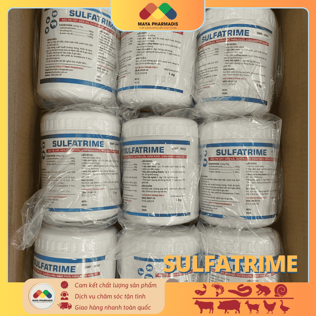 SULFATRIME đặc trị ORT, hen gà, viêm ruột hoại tử - Ảnh 2